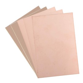 sourcing map Single-Sided Copper Clad Laminate PCB Circuit Board, FR4 150x100mm 5.91x3.94 inch, 1.2mm Thickness DIY Prototyping PCB Board, Name Board, 5pcs