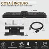 Naissgo Illuminazione per bersaglio, freccette, illuminazione per bersaglio, linea di