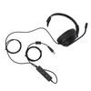 Telephone Headset Noise Cancelling Clear Chat USB Plug Computer Headphone