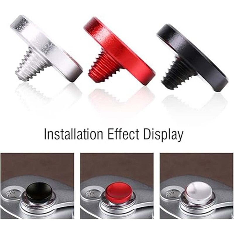 EYVRPAU 3 Pack Universal Shutter Release Concave Camera Shutter Release