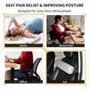 CharmBurst Ergonomic Lumbar Cushion with Cover, Lumbar Cushion Car with
