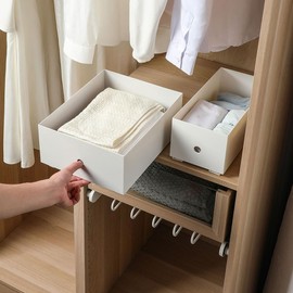 YARNOW 4 Pcs Adhesive Drawer Slides Self Adhesive Slide Rails Adhesive Drawer Rails for Bins 10.4 Inch Length, 4 pcs, White, EM38LBO6A49N2620YGB99VE6O