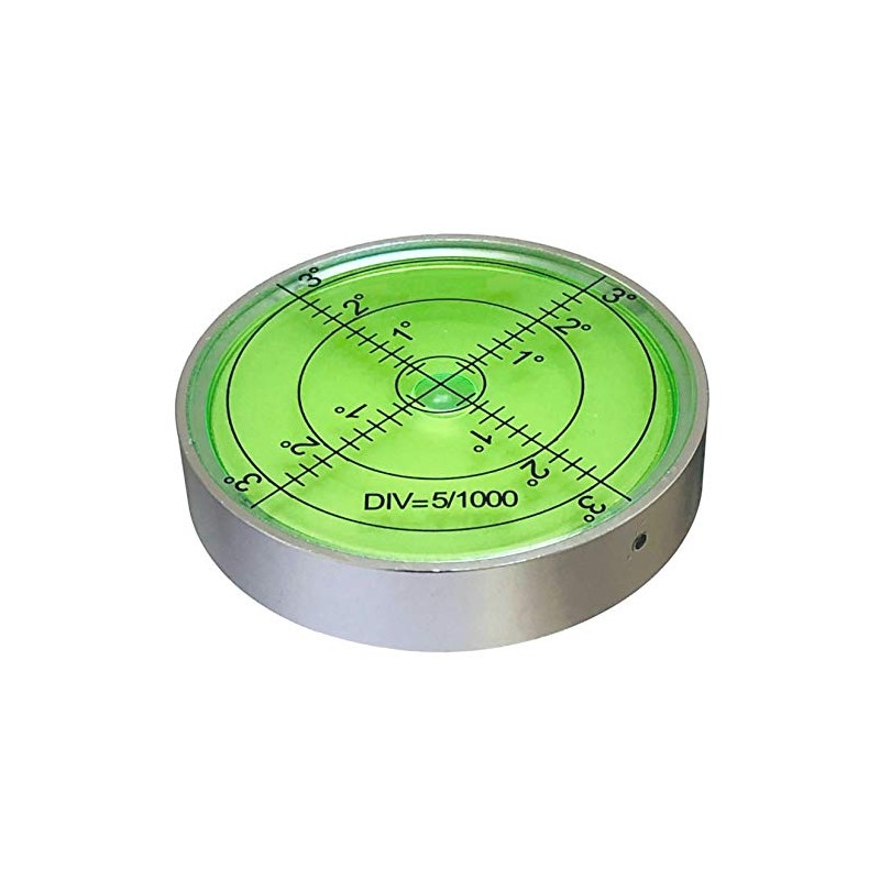 Aluminium Bullseye Round Precision Spirit Level 60mm Caravan