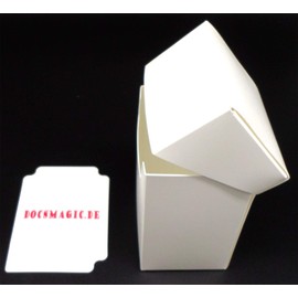 docsmagic.de Deck Box Full White + Card Divider – Card Box White – PKM YGO MTG
