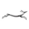 4PCS Cutlery Rest Silver Chopstick Stand Electroplated Polished Zinc Alloy