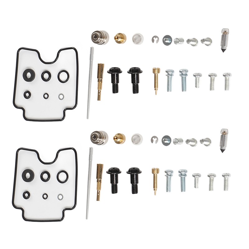 Motorcycle Carburetor Rebuild Kit with Gasket Spring Replacement for V