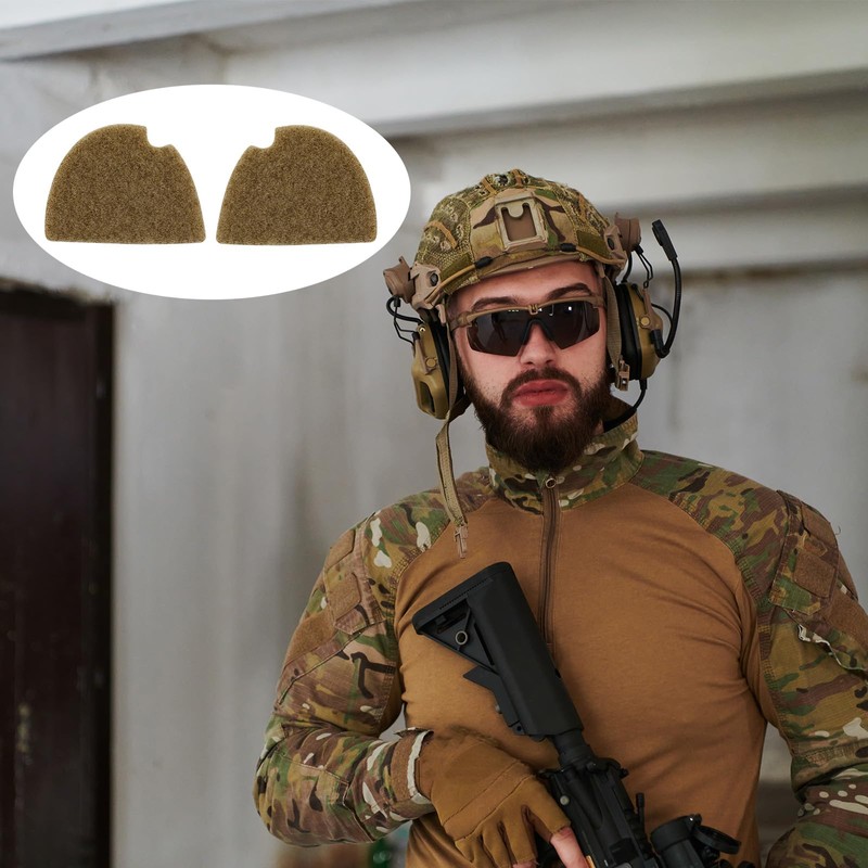 Soulchen 2 Pairs Hook & Loop Deck Set Tactical Headset