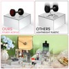 Geelin 6 Pack Acrylic Risers for Display Acrylic Cube Boxes