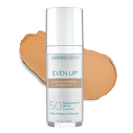 Colorescience. Even Up Clinical Pigment Perfector SPF 50, Protector solar facial Corrector de rojéz, protector mineral, paño, manchas, unifica el tono de la piel, piel sensible, 30ml.