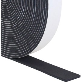 Storystore Storystore Dichtungsband Selbstklebend, Schaumstoff Dichtungsband 25 mm(B) x3 mm(D) X10 M(L), Moosgummi selbstklebend fr Tr Fenster, Trdichtungen, wetterfest, Anti-Kollision, Schalld?mmung Schwarz