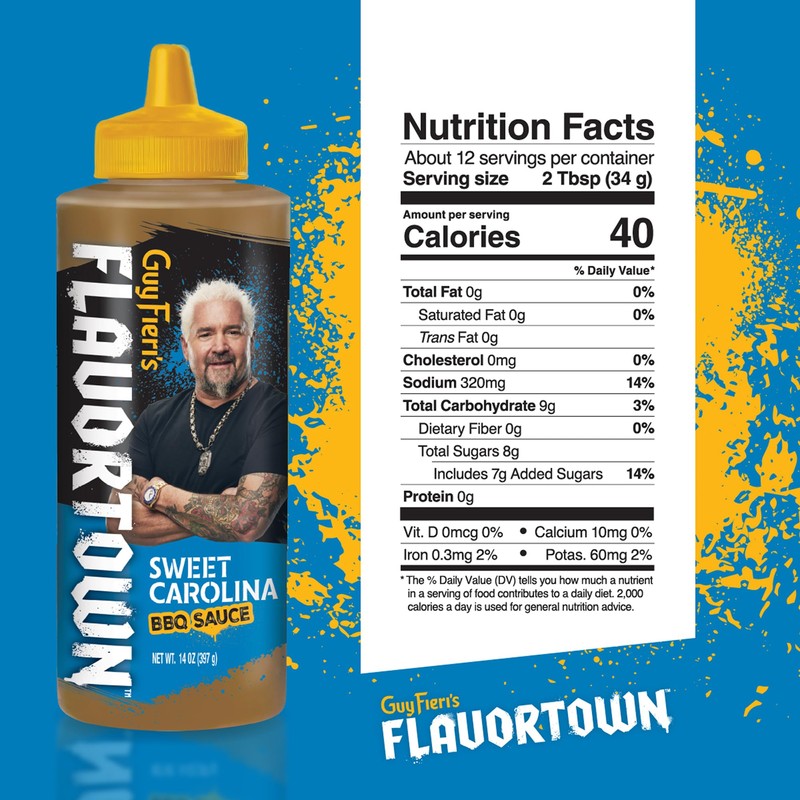 Flavortown Guy Fieri's Carolina BBQ Sauce - Carolina Gold Barbecue