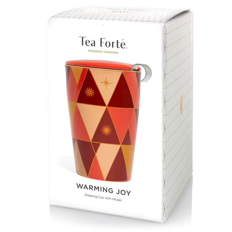 Tea Forte Kati Cup Warming Joy, Ceramic Tea Infuser Cup