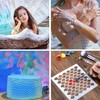 codree 26 Pcs Mermaid Scale Stencil Set, Mermaid Face Makeup
