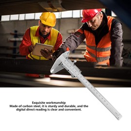Calibrador Vernier, Medidor de Micrómetro de Alta Precisión, Regla Vernier de Acero de Acero al Carbono, Herramienta de Medición de Vernier 0-150 MM