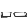 2pcs Air Conditioner Vent Outlet Trim Cover Carbon Fiber Interior