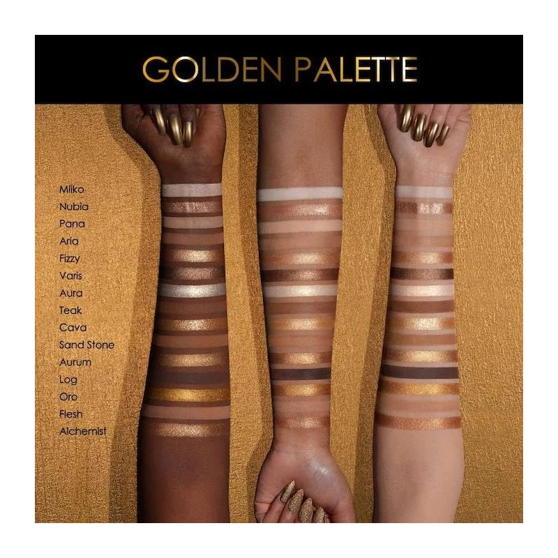 Natasha Denona Golden Eyeshadow Palette, 1 Count (Pack of 1)