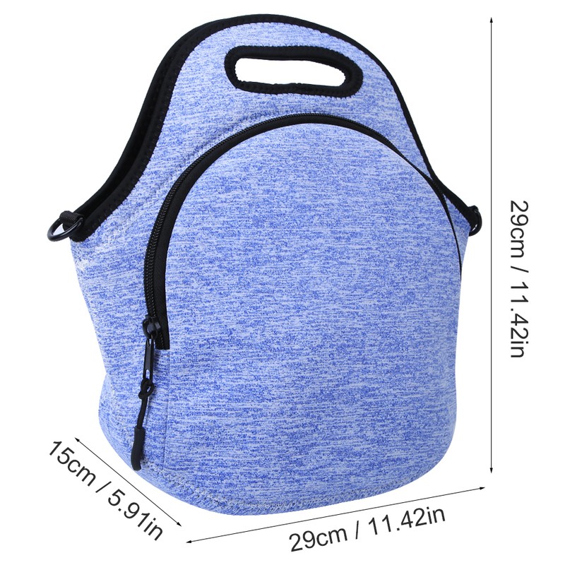 Neoprene Shoulder Strap Sports Bag Insulation Lunch Food Bag for