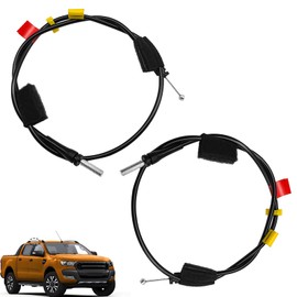 Compatible with 150/F250 Extended Cab Rear Door Latch Cable Kit (1997-2004) - Complete Left & Right Upper/Lower Cable Set (32.2") - Replaces 6L3Z-18264A26-A, 6L3Z-18264A27-A, 6L3Z18264A00C