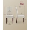VASAGLE Dining Chairs, Set of 2 Chairs Dining Room, Parsons