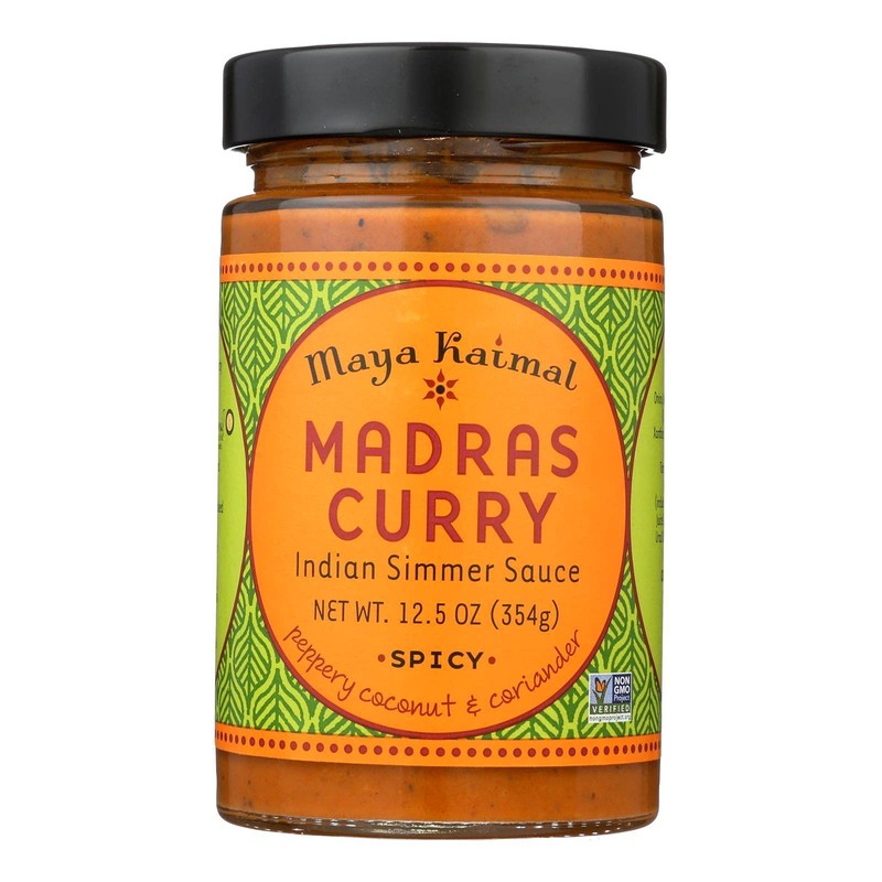 Maya Kaimal Sauce Simmer Madras Curry, 12.5 Oz (Case of