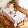 KENDHUAZAI Tablecloth Reusable Wipeable,84 x 60 Inch Sprinkle