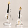 K9 Crystal Violin Figurine, 9.8-Inch Gift for Music Lovers