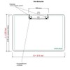 MAUL Clipboard A4 | Plastic Writing Board in DIN A4