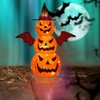 calabaza plegable de Halloween de 3 pies, 60 LED Pop-Up