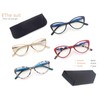 HAPJOYS Cat Eye Reading Glasses Women Blue Light Blocking Ladies