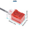 Youmile 2pcs PL-05NDC10-30V Inductive Proximity Sensor 200mA5mm NPNNO Detection Switch