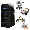 LIHAO Transport bag for pram aeroplan, black, Functional