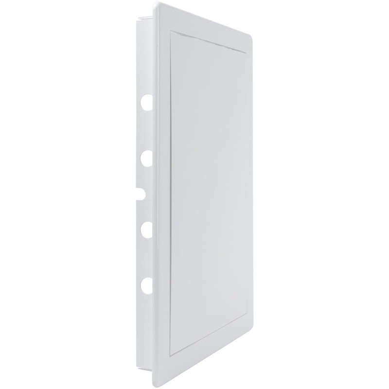 HVAC OV 8 x 12 Inch White Rectangular ABS Plastic