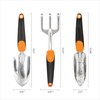 Fiskars 3-in-1 Garden Tool Set, Includes Trowel, Transplanter, and Cultivator