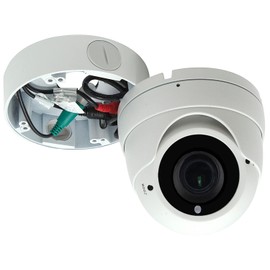 Evertech White 4.75" Camera Big Deep Base Junction Outlet Box for Varifocal Adjustable Lens Eyeball Turret Dome CCTV Security Cameras