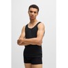 HUGO Men's Tank Top Twin Pack of Two Stretch Cotton