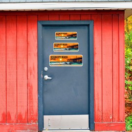 Standard Plus Ocean City Beach, Maryland Wall or Door Sign | Famous US Beaches Souvenir - Medium