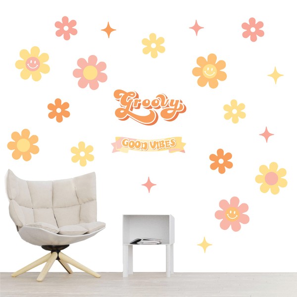 Big Dot of Happiness Stay Groovy - Peel and Stick