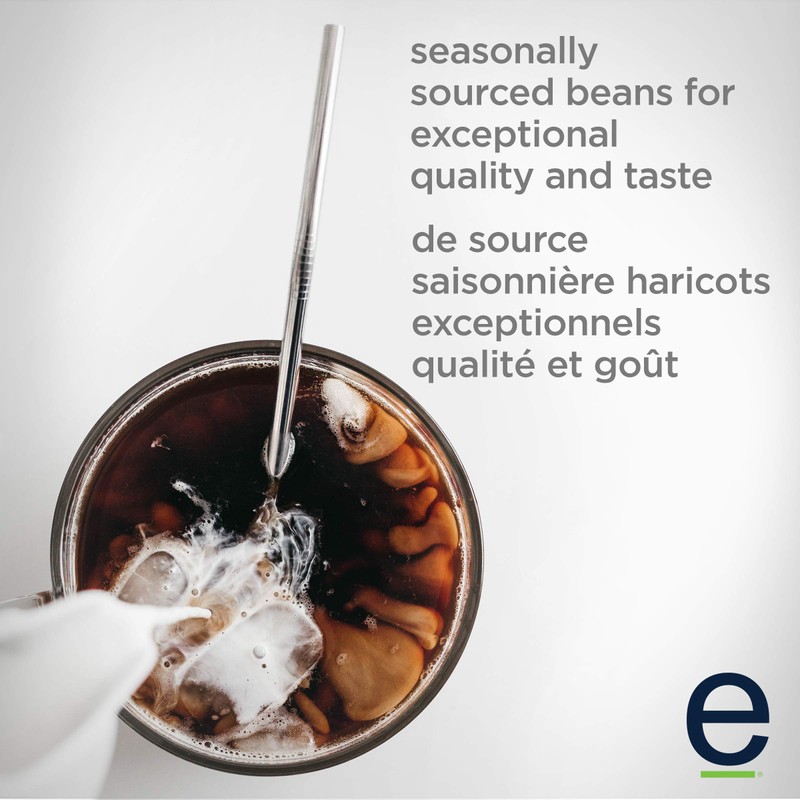 Ethical Bean Coffee Superdark Single Serve 100% Compostable Coffee Pods,