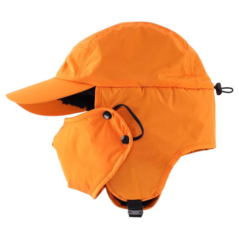 Home Prefer Waterproof Mens Winter Hat Fleece Lined Earflaps Visor