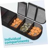 Healeved 2pcs Weekly Medication Organizer for Travel Portable Daily Case