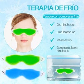 4 Antifaz Gel, Descanso Ojos Relajante Antifaz, Migraña, Estrés, Compresa de Gel para ojos, Compresa para Terapia Fría o Caliente. (Surtidos)