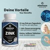 Zinc tablets highly dosed, 25 mg per daily dose, 50