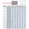 25pcs 2 AWG 3/8" Stud Copper Ring Terminals Battery Cable