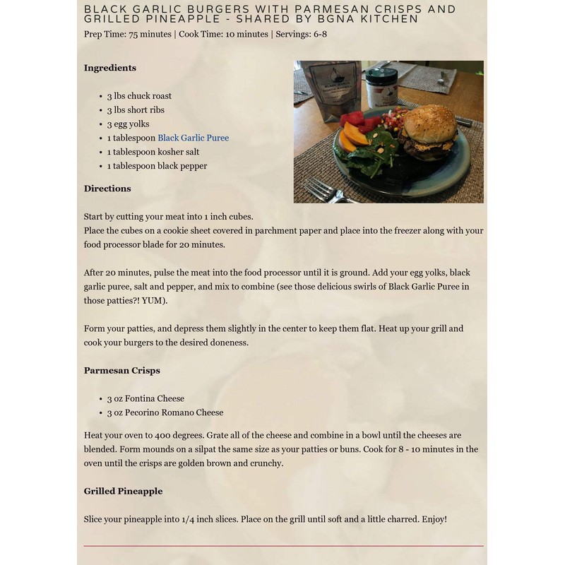 Black Garlic "Organic American" Whole Bulbs (12 Oz bag) Aged