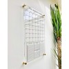 Large Clear Acrylic Monthly Calendar for wall | Dry-Erase Message