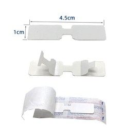 Scratch Tape, Sewing to Scratches, Shrink Scratches, Care for Care, Suture Replacement, Always at Home (1.8 x 0.4 inches (45 x 10 mm), Pack of 40, White)