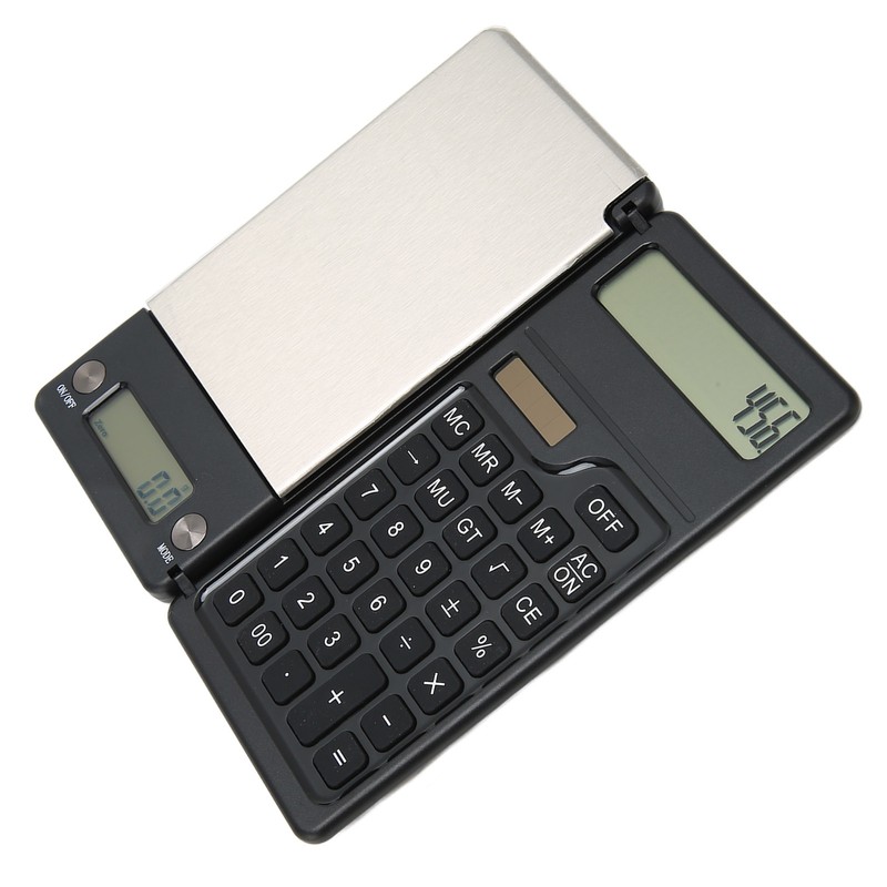 Electronic Scale with Solar Calculator 0.1g High Accuracy Multiple Units