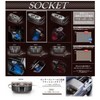 Carmate DZ270 Car Socket, Dual Direct, 2 USB Ports, 2.4A,