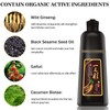 BELEZALIB Instant Dark Brown Hair Color Shampoo for Women &