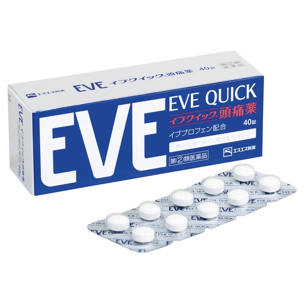 [Designated Class 2 Drugs] Eve Quick Headache Medicine 40 Tablets